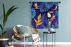 MuchoWow® Wandteppich Wandbehang Dschungel - Tukan - Blumen Produktbild-Vorschau 6
