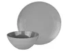 Melamin Campinggeschirr Set [Seramika Cool grey] für 4 Produktbild-Vorschau 4