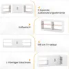 COSTWAY 3- in-1 TV-Schrank, Fernsehtisch für Fernseher bis Produktbild-Vorschau 6