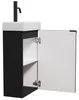 Badplaats Gäste-WC Waschtisch Set Apollo 40 x 22 cm Schwarz Produktbild-Vorschau 4