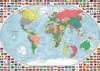 Puzzle RAVENSBURGER Kolorowa mapa świata 1000 elementów Podgląd zdjęcia produktu 1