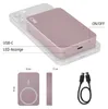 Powerbank EMOS WI 1046, 10 000 mAh, 20 W+Wireless, lachs Anteprima dell’immagine prodotto