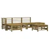 vidaXL 6 tlg. Garten Lounge Set mit Kissen Imprägniertes Produktbild-Vorschau 4