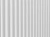 A close-up, full-frame shot of a white, ribbed surface, likely a furniture panel or wall. Náhled obrázku produktu