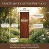 Edelrost Sichtschutz Garten Deko "Moin" 160x50cm Decorative Produktbild-Vorschau 2
