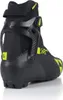 A single black and yellow cross-country ski boot shown from the side and back. Produktbild-Vorschau