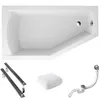 Aqua For You | Polimat Asymmetrische Badewanne Selena - Produktbild-Vorschau 1