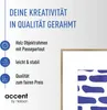 Marketing image for accent by nielsen wooden picture frames, highlighting features like quality framing, lightweight and stable construction, and good value. Voir les images du produit