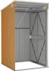 vidaXL Anbauschuppen Braun 118x100x178 cm Verzinkter Stahl Produktbild-Vorschau 5