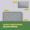Reise Bettenset 135x200/40x80cm 2-teilig Anthrazit, Produktbild-Vorschau 2