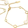 Camerazar Bracciale d'oro in acciaio chirurgico con fiore Anteprima dell’immagine prodotto 15
