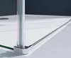 A close-up view of the corner of a shower enclosure, showing the base and a vertical support post. Produktbild-Vorschau