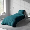 Biber Bettwäsche 155x220 cm 100% Baumwolle Feinbiber Uni Produktbild-Vorschau 3