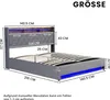 MODFU Boxspringbett 140×200 mit bettkasten,Polsterbett mit Produktbild-Vorschau 7