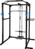 TecTake Kraftstation mit Latzug schwarz/blau, Verstellbare Produktbild-Vorschau 4