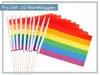PHENO FLAGS Handfahne Regenbogen Fähnchen Stockfahne Produktbild-Vorschau 4