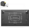 The back of a TV with VESA mounting dimensions indicated. Voir les images du produit