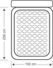 Aufblasbare Matratze 236x152x46 cm mit eingebauter Produktbild-Vorschau 6