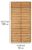 WENKO Baderost Indoor Outdoor Bambus Vorleger 100x50 cm Podgląd zdjęcia produktu 4