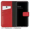 Selencia Echtleder Klapphülle Samsung Galaxy S23 - Rot Produktbild-Vorschau 3