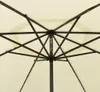 vidaXL Ombrellone con illuminazione LED 400 cm bianco Anteprima dell’immagine prodotto 8
