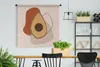 MuchoWow® Wandteppich Wandbehang Sommer - Avocado - Pastell Produktbild-Vorschau 2