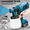 Gisam Akku-Farbspritzpistole HVLP, 1000ml, 210W, 18V, Blau, Produktbild-Vorschau 4
