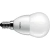 A white Philips LED light bulb with a silver screw base is shown against a white background. Voir les images du produit