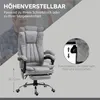 Vinsetto Massage Stuhl Bürostuhl Heizfunktion Liegefunktion Produktbild-Vorschau 4