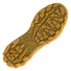 The sole of a brown leather work boot is shown against a white background. Produktbild-Vorschau