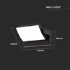 LED Solution Černé fasádní LED svítidlo náklopné 17W IP65 Náhled obrázku produktu 9