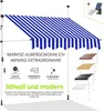 Tenda da sole per balcone Tenda a morsetto 150-400cm LED Anteprima dell’immagine prodotto 5