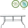 MEVEN Gartentisch Tampa gehärtete Glasplatte 150×90cm - Produktbild-Vorschau 12