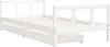 vidaXL Kinderbett mit Schubladen Weiß 90x200 cm Massivholz Produktbild-Vorschau 3