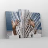 Bild auf Leinwand - Leinwandbild - 3 Teile - Hände Finger Produktbild-Vorschau 4