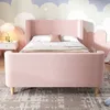 Flieks Lit rembourré 90x200cm avec sommier à lattes, Lit Voir les images du produit 2