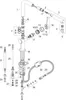 An exploded diagram of a kitchen faucet assembly, showing all individual parts and their numerical identifiers. Produktbild-Vorschau