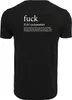 Mister Tee Maglietta FCK Tee Nero-XS Anteprima dell’immagine prodotto 6