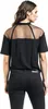Jawbreaker T-Shirt Damen Rose Garden Mesh Top schwarz S Produktbild-Vorschau 5
