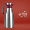 Emsa SOFT GRIP Isolierkanne 1,5 l weinrot N41205 3110601239 Podgląd zdjęcia produktu 7