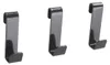 Wandgitter Set 3er Schwarz Mural Line mit Haken - Produktbild-Vorschau 1