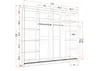 Schwebetürenschrank ASTRALL Kleiderschrank Schrank 233 cm Produktbild-Vorschau 9