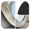 A collage of images showing a decorative mirror with a distressed frame, close-ups of the frame texture, and a detail of the hanging mechanism. Anteprima dell’immagine prodotto