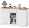 Credenza HOMCOM con cassetto, 2 ante e 2 ripiani aperti Anteprima dell’immagine prodotto 1