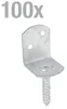 Alberts 100x držák plotu ve tvaru L, 83 x 30 mm, Náhled obrázku produktu 2