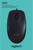 Logitech USB Mouse M90  grau Produktbild-Vorschau 9