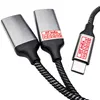 USB Y Splitter Kabel USB 3.1 C Stecker zu Dual USB Buchse Produktbild-Vorschau 7