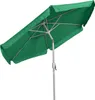 An outdoor umbrella shown from below, tilted. Produktbild-Vorschau