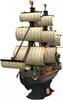A 3D puzzle model of a sailing ship on a white background. Náhled obrázku produktu