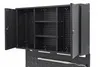 115 cm lange Werkbank mit Holzwerkblatt, hinterer Wand mit Produktbild-Vorschau 10